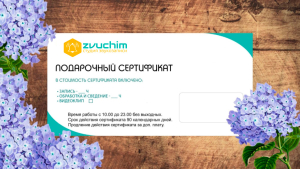 сертификат Звеним